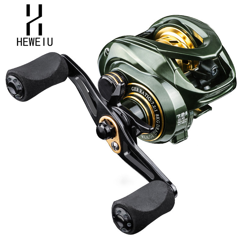 Ice Fishing Reel - بكرة صيد HEWEIU WK 1000 Golden