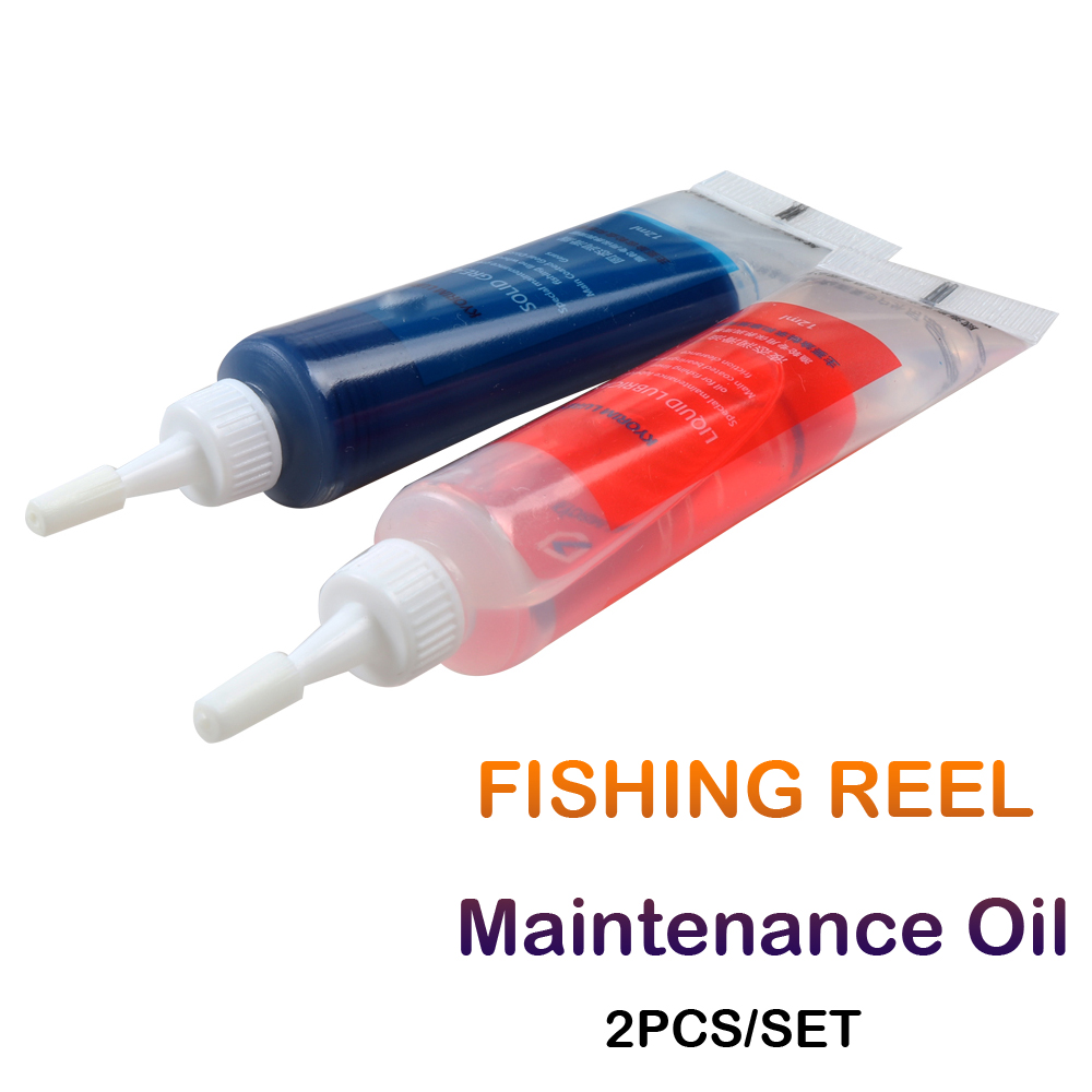 Reel Oil - 2 قطعة الصيد بكرة صيانة التشحيم