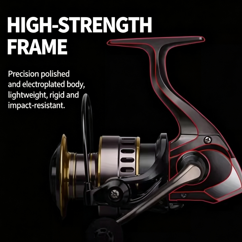 بكرة صيد دوارة معدنية بالكامل  - مراجعة Spinning Reel وسعره